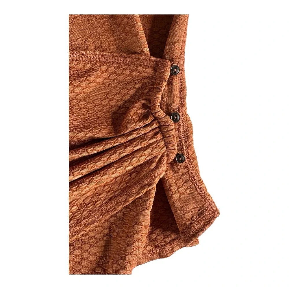 NEW Free people penny mesa combo‎ wrap long sleeve top small